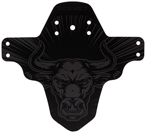 All Mountain Style Front Mudguard – Protects You and Your Bike from Waste and Dirt, Bull/Grey, One Size - color: Bull/Grey