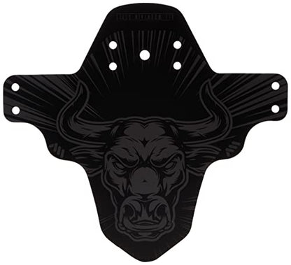 All Mountain Style Front Mudguard – Protects You and Your Bike from Waste and Dirt, Bull/Grey, One Size - color: Bull/Grey