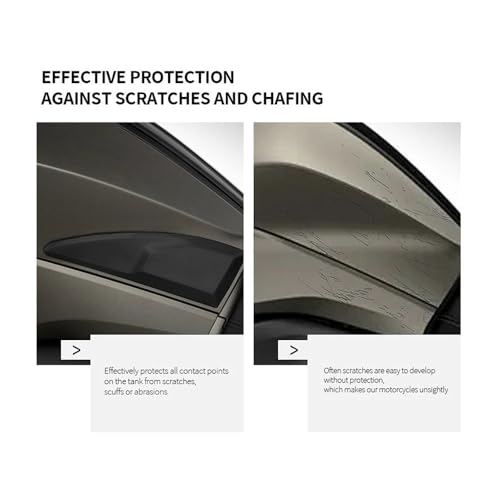 Fuel Tank Protector Pad Sticker for B&M&W K1600B K1600GT K1600GTL K 1600 Motorcycle Tank Pad Sticker Gas Knee Grip Traction Side Decal - color: A set