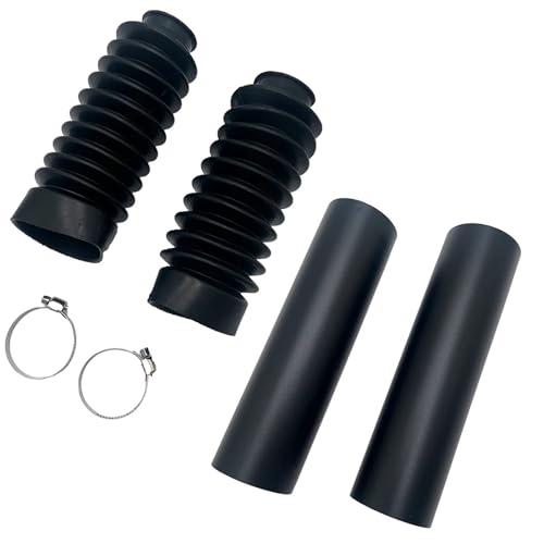 Motorcycle Front Shock Covers Fit for Honda Rebel 500 300 CMX500 CMX300 2017-2024 Motorcycle Front Fork Boot Tube Slider Shock Accessories Fork Protectors(Upper Part) - color: Full Set