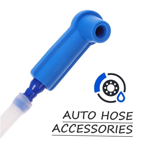 Healifty Car Brake Bleeder Hose 47In Flexible Oil Bleeding Pipe with Secure Connectors for Automotive and Motorcycle Brake System Repair