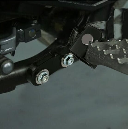 Footpeg Footrest Lowering Mounts Brackets Compatible With KLR650 2022 2023-1" 25mm Black - color: Black1
