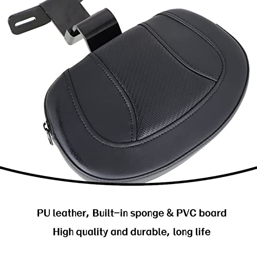 LABLT Black Detachable Front Driver Rider Backrest Pad, Motorcycle Front Driver Back Pad Replacement for Touring CVO Road King Street Glide Electra Glide 2009-2022