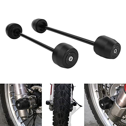Xitomer Front and Rear Fork for DR650 1996-2025 DR650SE Sliders Wheel Protector Frame Sliders Crash Protector
