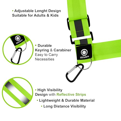 Reflective Sash for Walking at Night Adjustable Safety Sash for Men Women Kids Reflective Belt Sash for Running Walking Biking - color: 8 Sashes