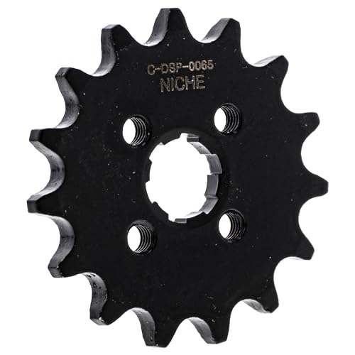 NICHE Drive Sprocket Chain Combo for Honda XR70R Front 15 Rear 36 Tooth 420HZ Standard 86 Links - size: Standard Chain