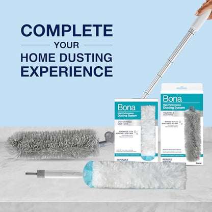 Bona Disposable Duster Refills - 5 Pack - High Performance Dusting System - Microfiber Dusters Remove Dust and Pet Hair for Quick Spot Cleaning - style: Disposable Duster Refills - 5 Pack