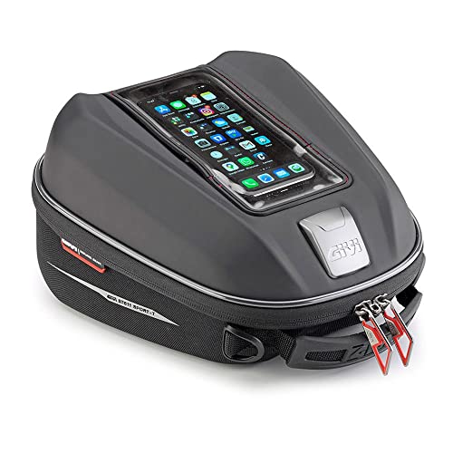 GIVI Sport-T Tanklock Tank Bag (6 Liter - ST611), Black - size: 6 Liter Sport-T Tank Bag