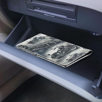 Car Registration and Insurance Holder, High Way Motorcycles Vehicle Glove Box Car Organizer for Documents, Cards, License Car Organization