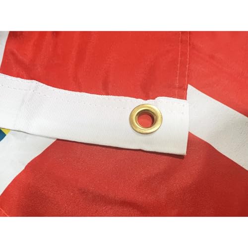 SYII Bahamas Courtesy Boat Flags 12x18 Outdoor Double Sided, Heavy Duty Bahamas Flags, Bahamian Flag for Boat with 2 Brass Grommets - color: 12x18 Bahamas Flag