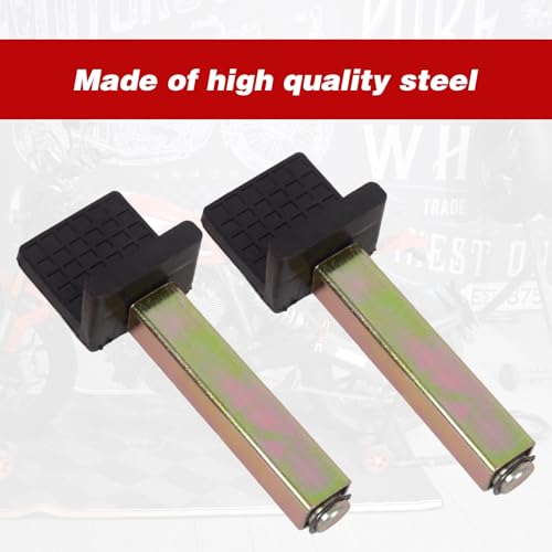 MOTO4U Motorcycle Sports Bike Stand Rear Wheel Swingarm Spool Lift Stand Paddock Stands (L Rear Adapter with Rubber Only)