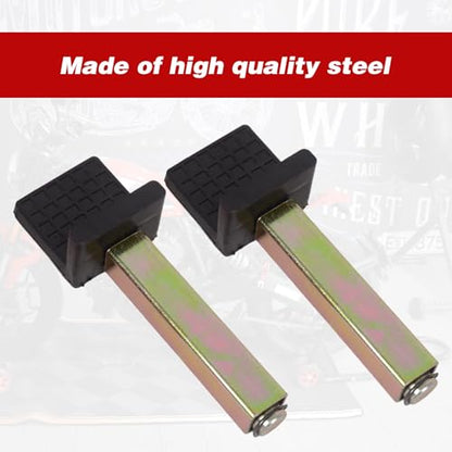 MOTO4U Motorcycle Sports Bike Stand Rear Wheel Swingarm Spool Lift Stand Paddock Stands (L Rear Adapter with Rubber Only)
