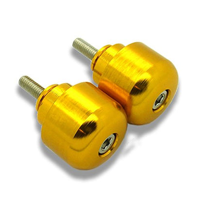 [GT-Speed] Compatible/Replacement for Gold CNC Motorcycle Bar Ends 7/8" Handlebar Grips Plugs Cap, Fits Honda (Read Product Description for Model & Year Specification) - color: Gold