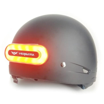 LED Helmet Light, Motorcycle Helmet Light, Bike Bicycle Rear Red Safety Light for Night Riding, Warning Tail Rechargeable Light with Type-C Cable - style: Helmet Light- Upgraded