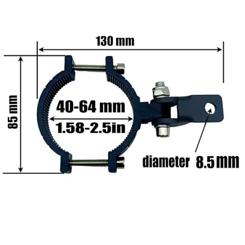 Heavy Duty Motorcycle Light Mount Bracket, Motorcycle Spotlight Bracket, Universal Fit for Motorcycle, ATV, UTV, Truck Auxiliary Lights - 2 Pack (1.58-2.5 INCH) - size: 1.58-2.5 INCH
