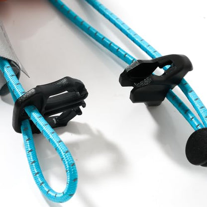 2 PCS Reflective Bands for Cycling, Reflective Pants Straps with Zip Tie Design, Night Riding Safety Bands for Bicycle, Running & Outdoor Activities, Blue
