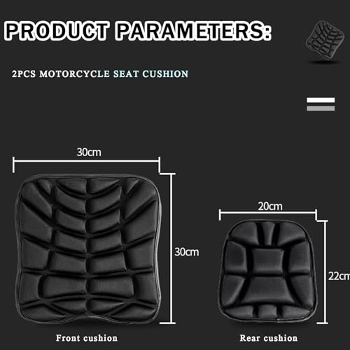 Motorcycle Seat Cushion for Kawasaki KLR 650 1987-2024, Anti-Vibration & Breathable Pressure Relief Seat Pad Comfortable Motorbike Seat Cushion Long Ride Relief