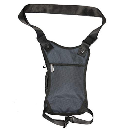 Larswon Thigh Pack - Tactical Waist Bag for Motorcycle, Waterproof Blue - color: Blue