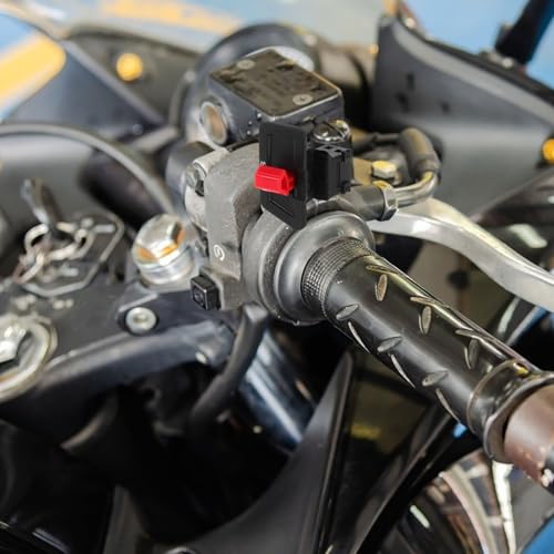 Healifty Motorcycle Headlight Handlebar Switch Toggle Switch for Electric Scooter ATV Powersports with Waterproof Push Button Control