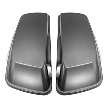 HR3 Charcoal Pearl Hard Saddlebags Compatible with 2015 Street Glide Special FLHXS (Replace for OEM) Fit for 2014-2023 Harley Touring Models - color: Charcoal Pearl