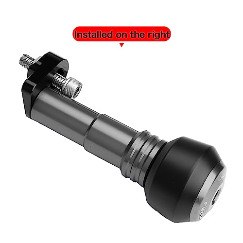 Motorcycle Falling Protection Frame Sliders Fairing Guard Anti Crash Pad Protector Compatible With BMW G310R, G310GS (2017-2025) ; G310 R, GS 17-18-19-20-21-22-23-24-25 (Gray) - color: Gray
