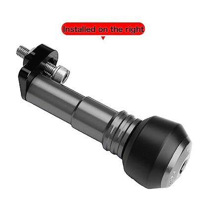Motorcycle Falling Protection Frame Sliders Fairing Guard Anti Crash Pad Protector Compatible With BMW G310R, G310GS (2017-2025) ; G310 R, GS 17-18-19-20-21-22-23-24-25 (Gray) - color: Gray