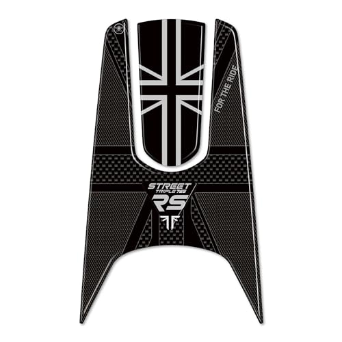 labelbike - 3D Sticker Motorcycle Tank Pad Protection and Decoration in Resin Compatible with Triumph Street Triple 765 RS 2023-2024 - size: Street Triple 765 ''RS''