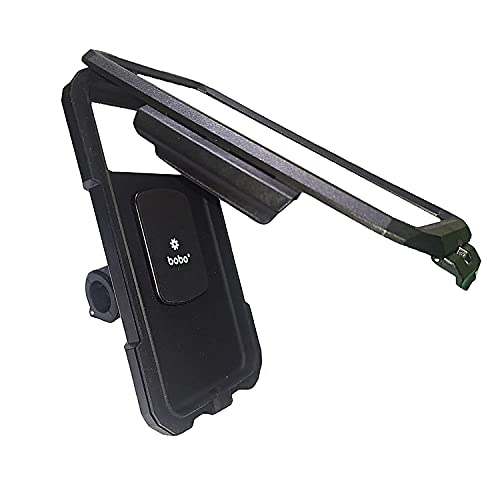 BOBO BM10H Handlebar Mount Fully Waterproof Bike/Motorcycle/Scooter Mobile Phone Holder Mount, Ideal for Maps and GPS Navigation (Black) - color: Black, size: BM10H - Waterproof Handlebar (No Charger)