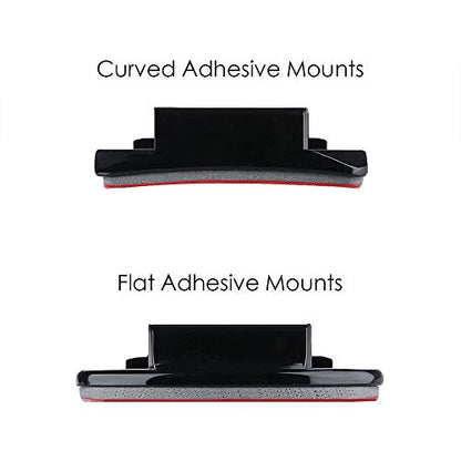 Adhesive Helmet Mounts Curved Sticky Flat 3M Mount Kit Attachment Compatible with GoPro Hero 13 12 11 10 Max 9 8 7 6 5 4 Session DJI Osmo Action Cameras (8 Packs) - color: 8 Packs