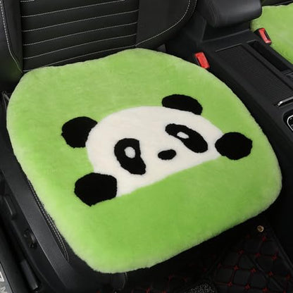 Genuine Sheepskin Car Seat Cushion 100% Natural Fur Wool Seat Cover for Cars Trucks SUV Soft Comfort Office Chair Protector Pad Car Accessories Universal Fit