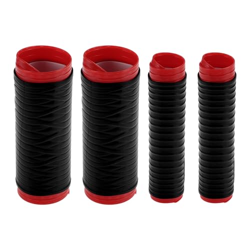 1.57" /40 mm 1.57 "/40 mm Motorcycle Hand Grips Cover Kit Non Slip Silicone Handlebar Grips Black 1 Set Spiral Cross Pattern - color: Black