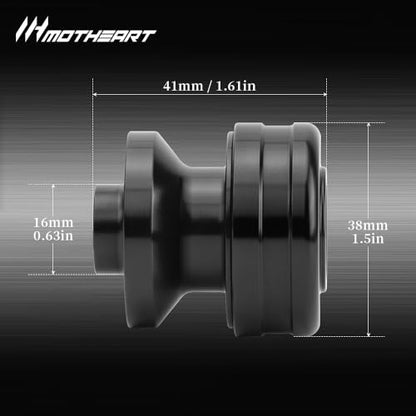 Motorcycle Swingarm Spools Slider -M6 For Tenere 700 (T7) (XTZ700) 2019-2025 CNC Aluminum Paddock Stand Bobbins Protects Rear Swingarm tenere 700 (t7) Accessories (Black) - color: Black