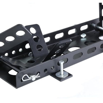 Neutron 14" to 22" Removable Trailer Model Motorcycle Wheel Stop Chock Adjustable Rear 1T2TOMMWSCA