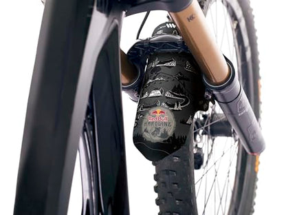 MTB Front Wheel Mud Guard Red Bull Hardline - Lightweight & Durable Protection - Universal Fit - Protect Against Mud, Water Spray and More - color: Red Bull Hardline