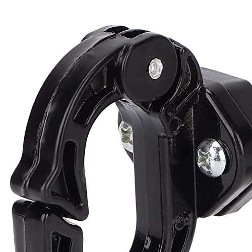 Estink Electric Scooter Front Claw Hook, Alloy Steel & Aluminum Motorcycle Hanger for Helmet & Bag Storage, 26.5 lb Load Bearing & Auto Lock Design for Safer Riding (Black)