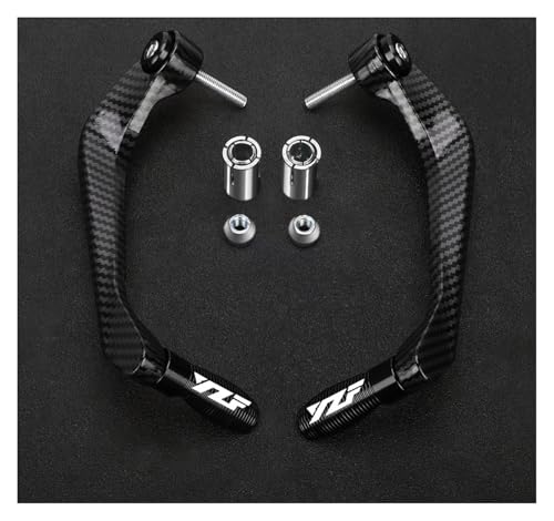 Handlebar Brake Clutch Lever Guard for Ya&maha YZF R1 R3 R6 R15 R125 R25 YZFR6 2025 2024 2023 22 Motorcycle Handlebar Grips Guard Brake Clutch Levers Protector - color: Black
