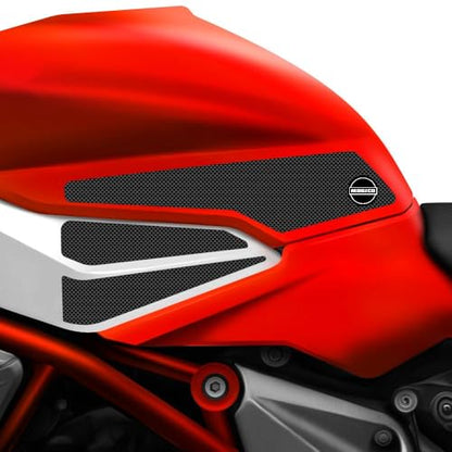 Motorcycle Accessories Tank Grips Pad for MV Agusta F3 675 2012+, Silicone Anti-Slip Traction Pads Fuel Tank Protector, High Adhesion & Durable Non-Slip Side Knee Grip