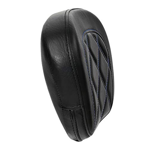 Detachable Sissy Bar Backrest Pad Fits For Harley 1997-2023 Touring Road King Tri Glide Street Glide Road Glide Electra Glide - color: Style F# 4