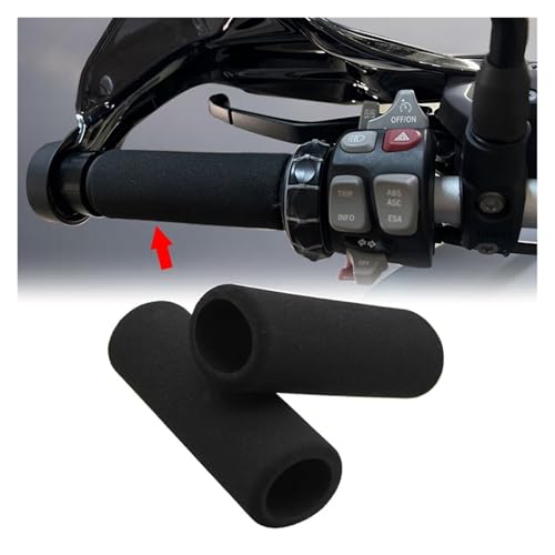 2024 New Universal Motorcycle Vibration Handle Bar Foam Comfort Slip Over Grips