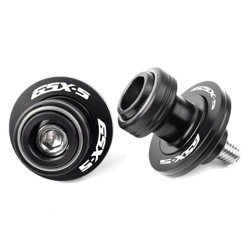 Compatible With GSXS 750 GSX S750 950 GSXS 1000 GT 1000GX 1000F GSX8S 2025 GSX-S 750 CNC M8 Motorcycle Swingarm Spool Sliders Stand Screws (Grey) - color: Grey