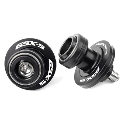 Compatible With GSXS 750 GSX S750 950 GSXS 1000 GT 1000GX 1000F GSX8S 2025 GSX-S 750 CNC M8 Motorcycle Swingarm Spool Sliders Stand Screws (Grey) - color: Grey