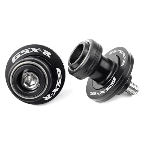 Fit For Suzuki GSXR 600 2005 GSXR 750 2018 GSXR 1000 GSX1300R GSX-8R GSXR 125 GSX-R 150 CNC Motorcycle Swingarm Spools Sliders Swing arm Spools Stand Screws (Grey) - color: Grey
