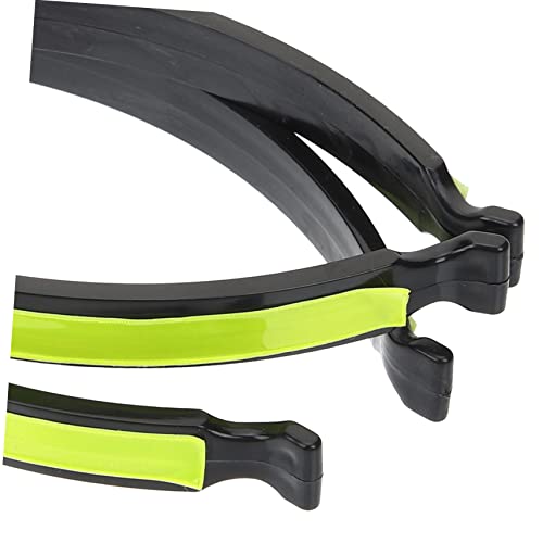 Happyyami Bike Reflector Clip Bike Trousers Clips Daily Use Riding Decor Night Riding Trousers Band Alarming Bike