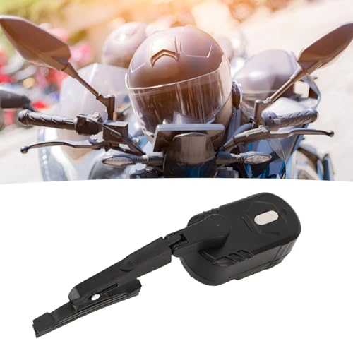 Motorcycle Helmet Wiper, 2 Speed Switch Rechargeable for Motorbike Visor with 800mAh Battery, 170 Swing Range