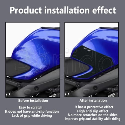 For Yamaha MT09 MT09 SP Accessories Tank Pad mt09 mt 09 sp 2024 2025 Tank Protector Gas Tank side Protectors Motorcycle Sticker Decal Knee Grip Traction Pads