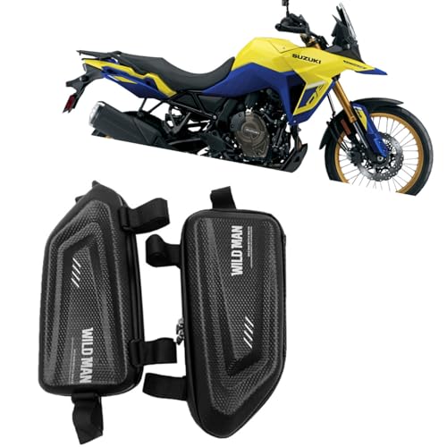 For V-Strom 800DE 800 DE VSTROM DL800 2023 2024 2025 Motorcycle Tool Bag Triangle Side Bag EVA Hard Shell Motorcycle Storage Bags Water-resistant Tail Bag 2Pcs