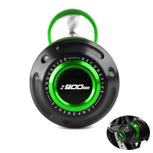 Motorcycle Front Wheel Axle Fork Slider Crash Protector Compatible With K.awasaki Z900RS 2018 2019 2020 2021 2022 2023 2024 2025 | Z900 RS RS900 ZR900 Accessories (Green) - color: green, size: Front