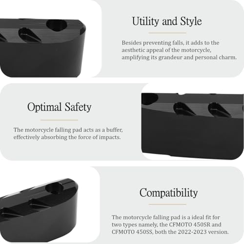 Motorcycle Falling Pad CNC Aluminum Alloy Body Frame Sliders Crash Protector for450SR 450SS