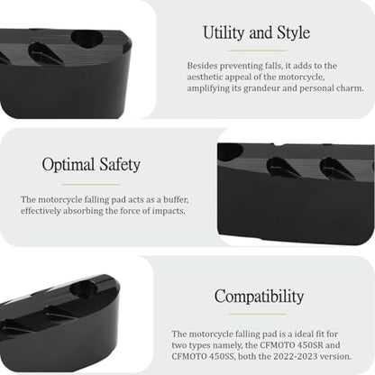 Motorcycle Falling Pad CNC Aluminum Alloy Body Frame Sliders Crash Protector for450SR 450SS