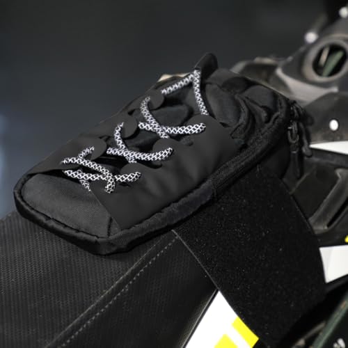 Dirt Bike Front Storage Bag for Surron LBX E-Ride Pro SS SR S Hyper Bee Rawrr Mantis, Motorcycle Battery Frame Bag for Phone ID Card Key Daily Necessities Storage